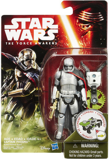 Star Wars The Force Awakens Captain Phasma 3 3/4 Inch Figure (Black Pouch)