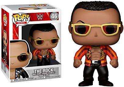 Funko Pop! WWE The Rock Old School Common #46