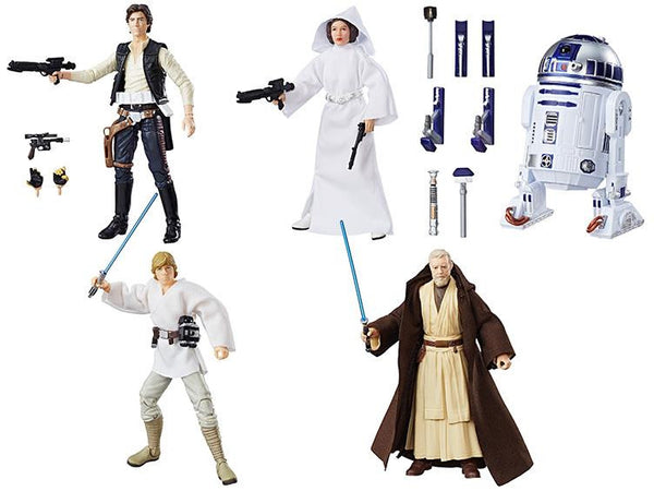 Star Wars The Black Series 40th Anniversary Set of 5 In Stock