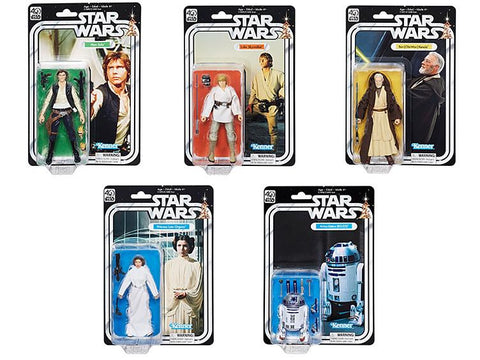Star Wars The Black Series 40th Anniversary Set of 5 In Stock