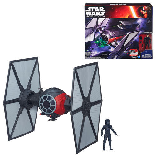 Star Wars The Force Awakens First Order TIE Fighter Vehicle with TIE Pilot 3 3/4 Inch