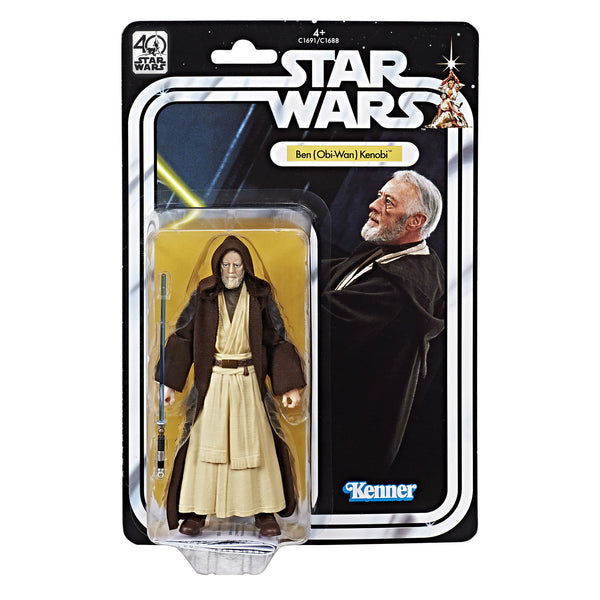 Star Wars The Black Series 40th Anniversary Ben Obi-Wan Kenobi In Stock