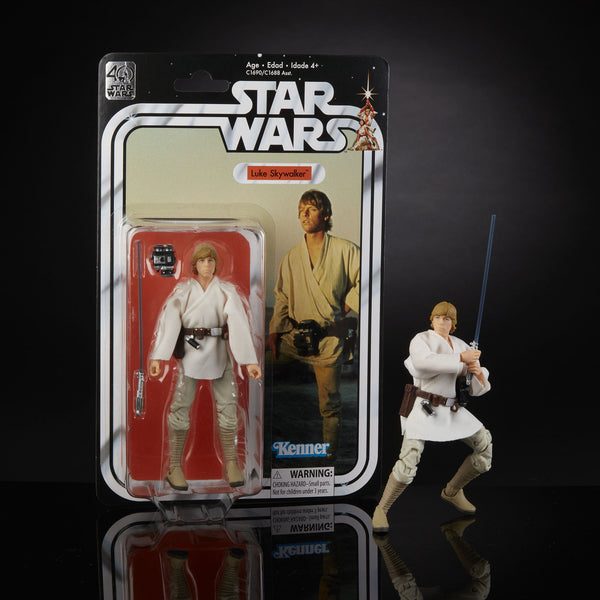Star Wars The Black Series 40th Anniversary Luke Skywalker In Stock
