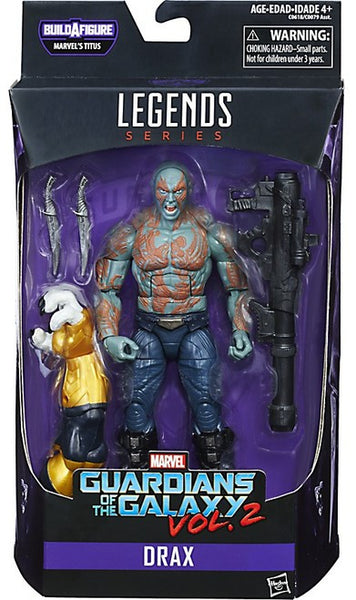 Marvel Legends Guardians of the Galaxy Vol. 02 Drax 6-Inch Action Figure BAF Titus