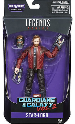 Marvel Legends Guardians of the Galaxy Vol. 02 Star Lord 6-Inch Action Figure BAF Titus
