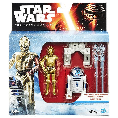 Star Wars The Force Awakens Mission Series Ahsoka C-3PO & R2-D2 2 Figure Pack