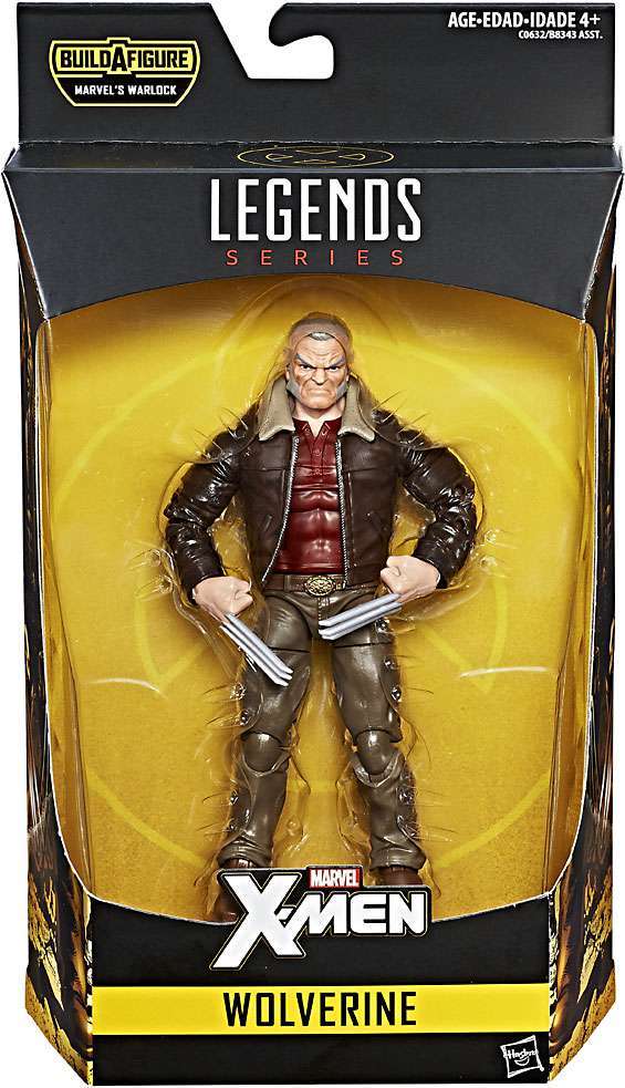 Marvel Legends Old Man Logan Wolverine BAF Warlock 6-Inch Action Figure