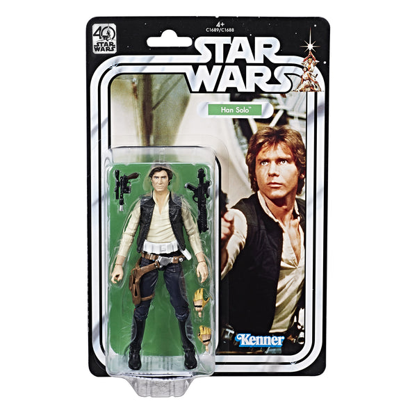 Star Wars The Black Series 40th Anniversary Han Solo In Stock