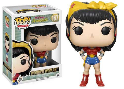 Funko Pop! Heroes DC Bombshells Wonder Woman Common #167