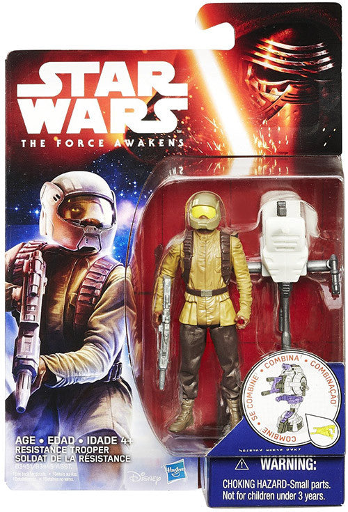 Star Wars The Force Awakens Resistance Trooper 3 3/4 Inch Figure
