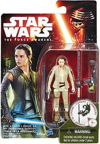 Star Wars The Force Awakens Rey Resistance Outfit 3 3/4 Inch Figure