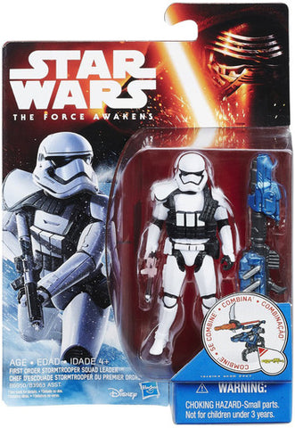 Star Wars The Force Awakens First Order Stormtrooper Squad Leader 3 3/4 Inch Figure