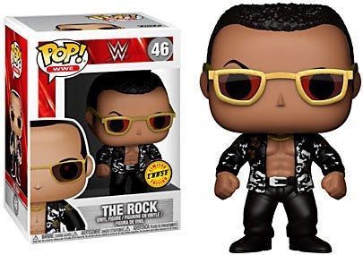 Funko Pop! WWE The Rock Old School Chase Version #46