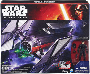 Star Wars The Force Awakens First Order TIE Fighter Vehicle with TIE Pilot 3 3/4 Inch
