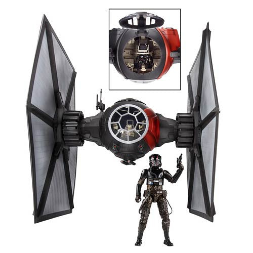 Star Wars the Black Series 6 Inch First Order Special Forces TIE Fighter with Pilot
