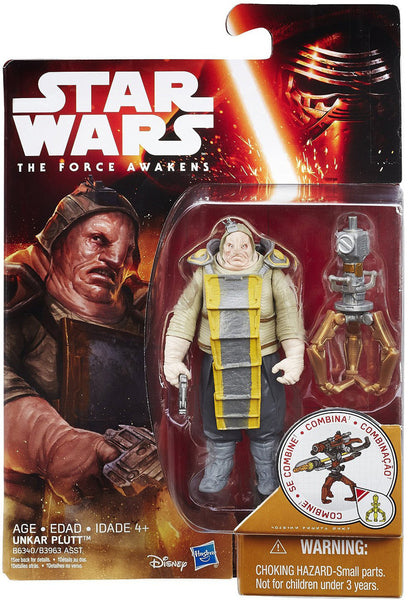 Star Wars The Force Awakens Unkar Plutt 3 3/4 Inch Figure