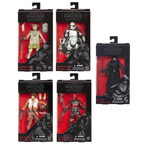 Star Wars The Force Awakens The Black Series 6 Inch Action Figures Wave 2 revision 1 Case